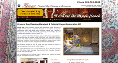 Desktop Screenshot of honarorientalrugs.com